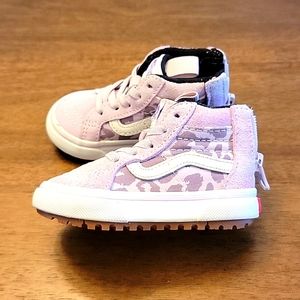 Toddler leopard purple vans 4